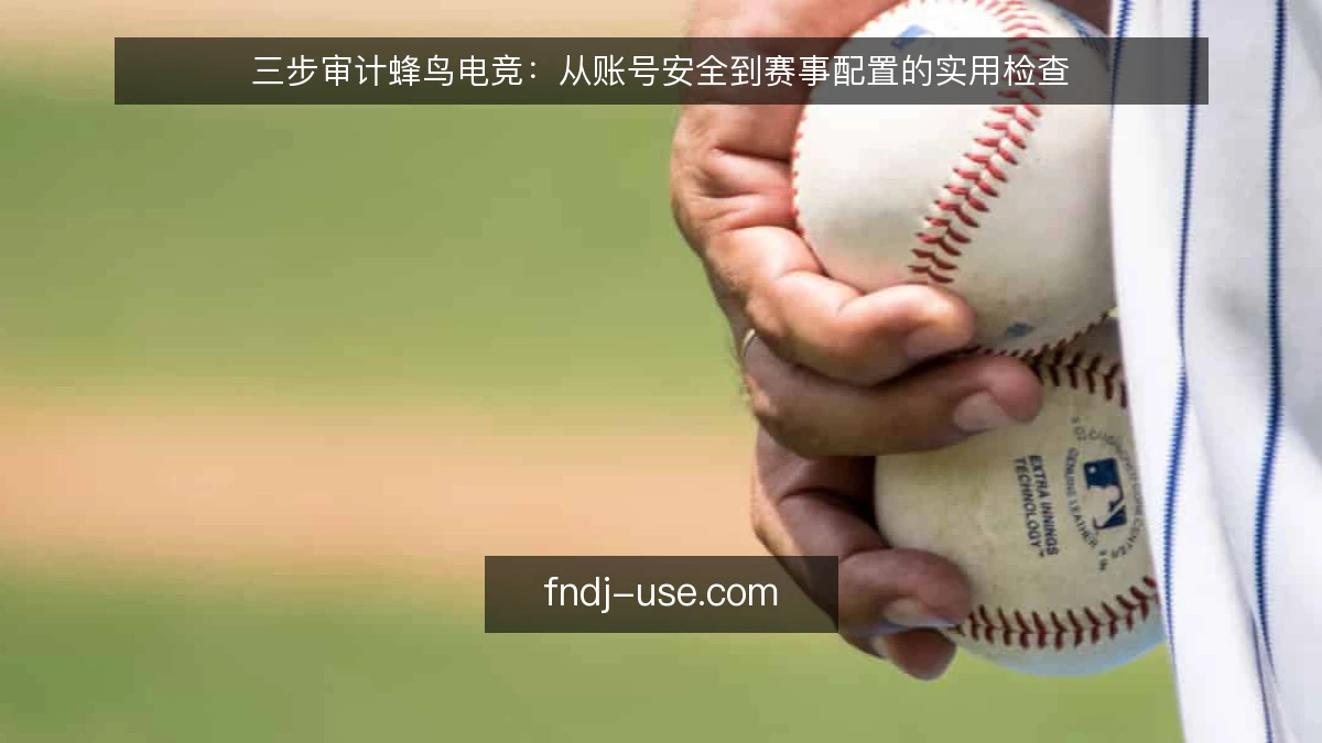 三步审计蜂鸟电竞：从账号安全到赛事配置的实用检查